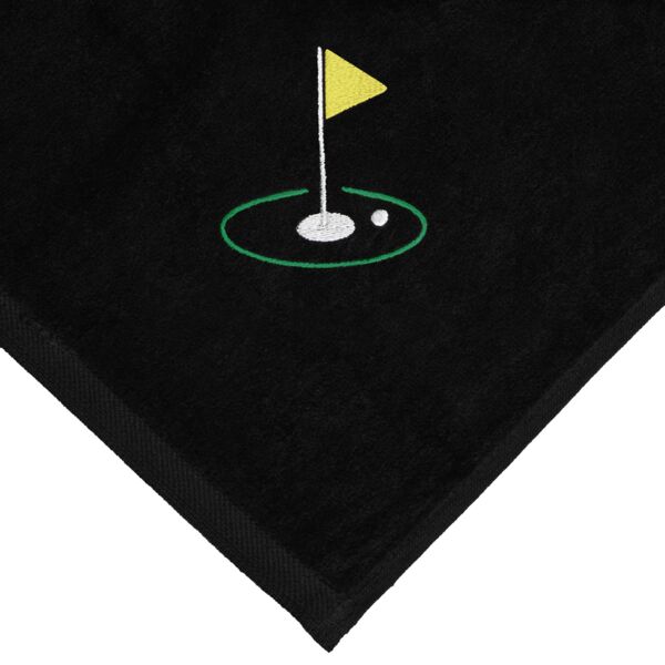 Yellow Flag EMB Platinum Collection Golf Towel Thumbnail