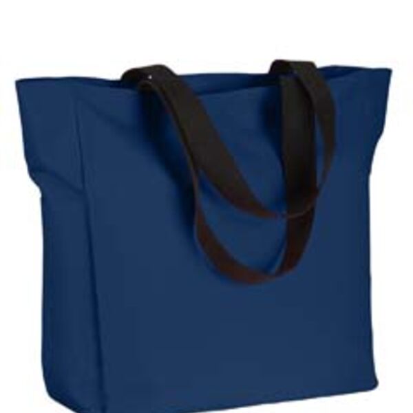 EMB Polyester Zip Tote Thumbnail