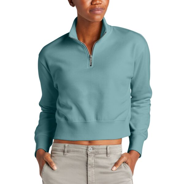 Embroidered Women's V.I.T.  Fleece 1/2 Zip Thumbnail